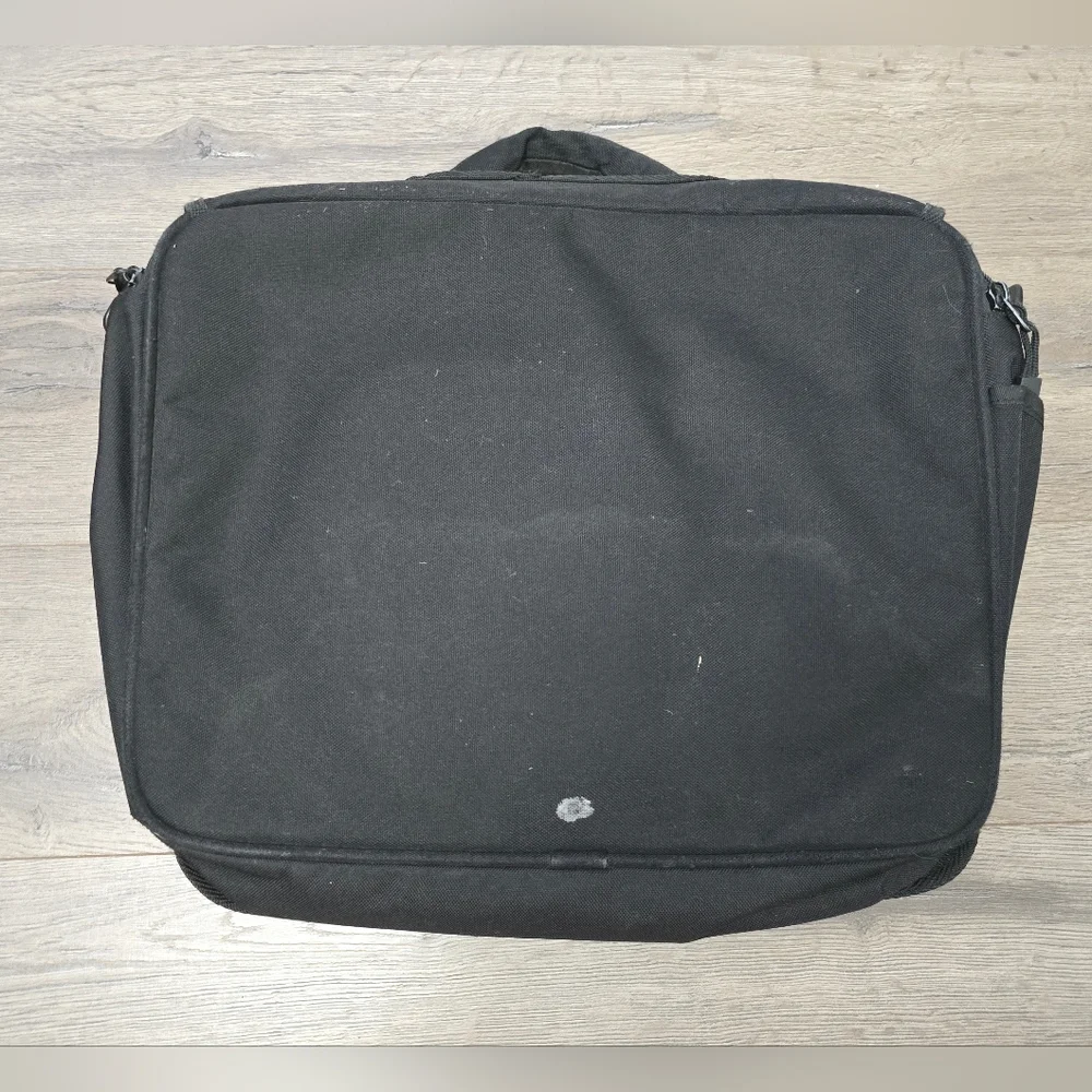 Adidas Vintage 90's/00's Black & White Striped Messenger Bag Streetwear Sporty